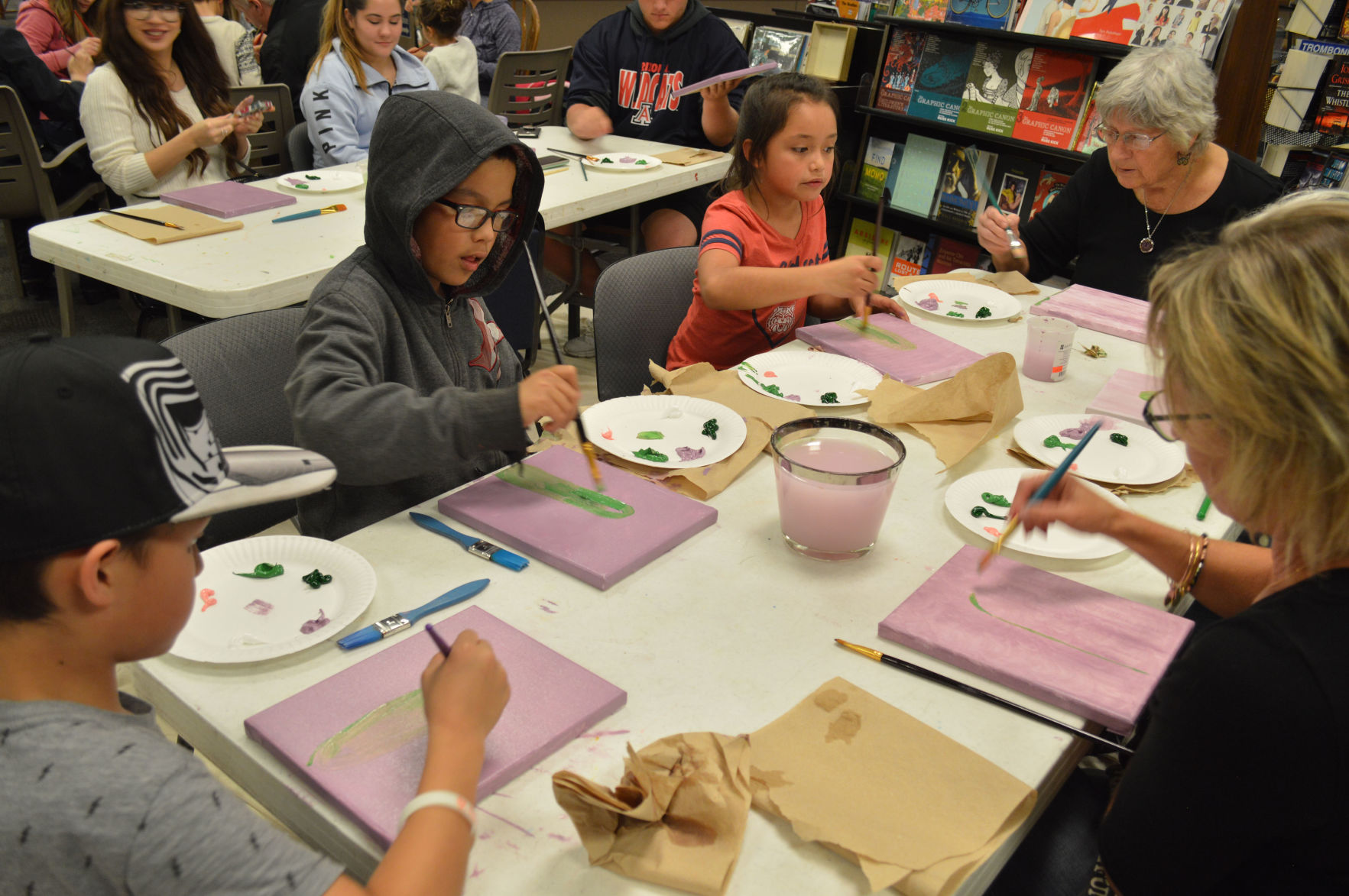 Paint nite at Bookmans offers fun and art for all